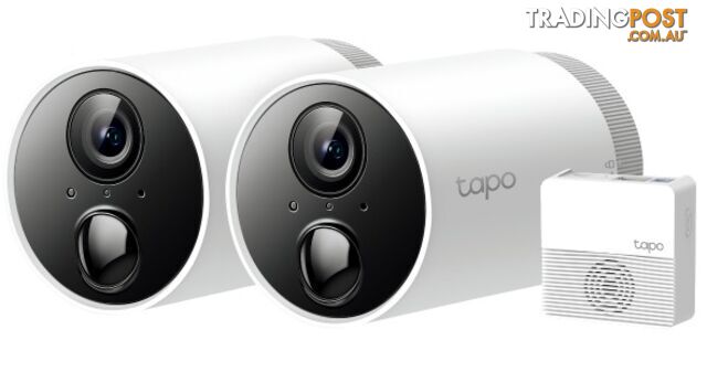 TP-Link Tapo C400S2 Smart Wire-Free Security Camera System (2 Camera System) - TP-Link - 4897098685952 - TAPO C400S2