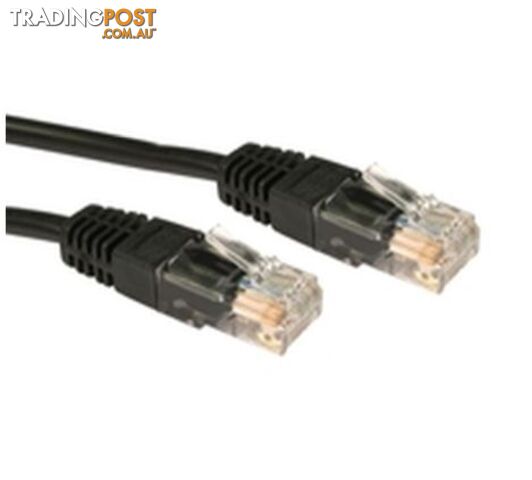 AKY CB-CAT6A-0.25BK Cat6A Gigabit Network Patch Lead Cable 0.25M Black - AKY - 0707959755103 - CB-CAT6A-0.25BK