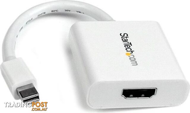StarTech MDP2HDW Mini DisplayPort to HDMI Adapter - White - StarTech - 065030845960 - MDP2HDW