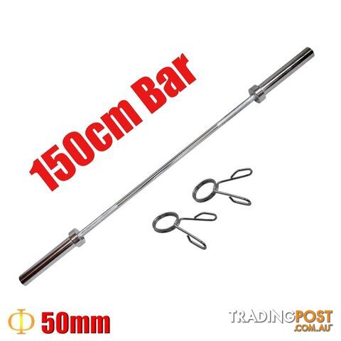 150cm 5 ft chrome olympic barbell bar 5 foot bar weight -yaa900001