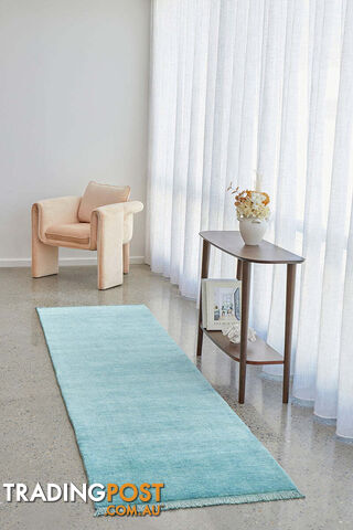 Diva Sky Blue Runner Rug 300X80CM - CLO-KIN-SKY-300X80