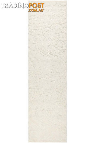 Haven Nyla White Runner Rug 400X80CM - HVN-NYLA-WHT-400X80