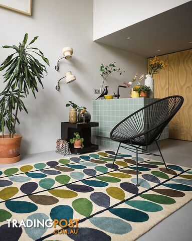 Orla Kiely Stem Kingfisher 059507 280X200CM - BC-OK-059507-280X200