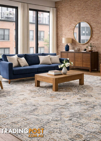 Serena Cream Mustard Rug 240x330CM - MARA-0320C-CREAM-240X330