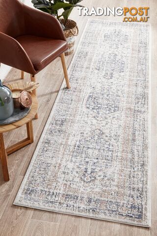 Mayfair Lorissa Blue Runner Rug 400X80CM - MAY-LOR-BLU-400X80