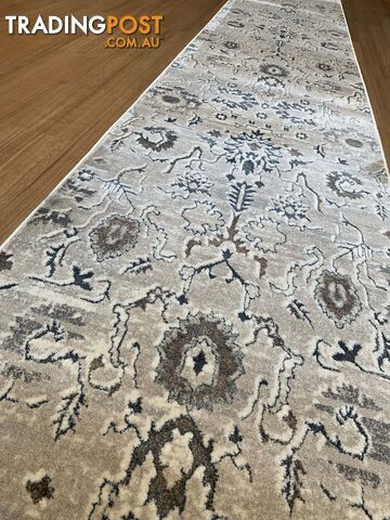 Selena Bone Hallway Runner 80CM Wide 11.5M  - SKU 5561/TU2Y