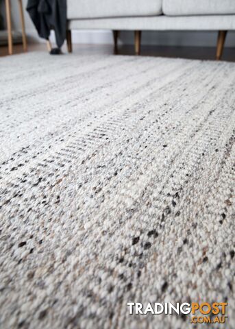 Bungalow Oyster Shell Wool Rug 200X300CM - Bugalow Oyster Shell 200X300