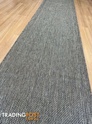 Malia Taupe Linen Hallway Runner Non-Slip 67cm Wide 1M  - CHINO 20022 TAUPE LINEN - 67CM - photo 4 of 8
