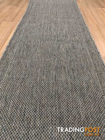 Malia Taupe Linen Hallway Runner Non-Slip 67cm Wide 1M  - CHINO 20022 TAUPE LINEN - 67CM - photo 2 of 8