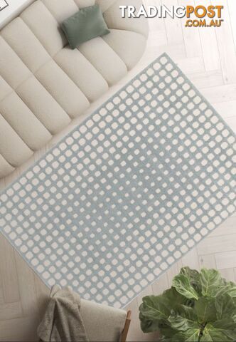 Cancoon Blue Squares 200x290CM - COSMOND59854-361