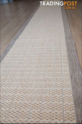 Suva Flat Woven Natural Cream 405 712 Hallway Runner Non Slip 11.5M 