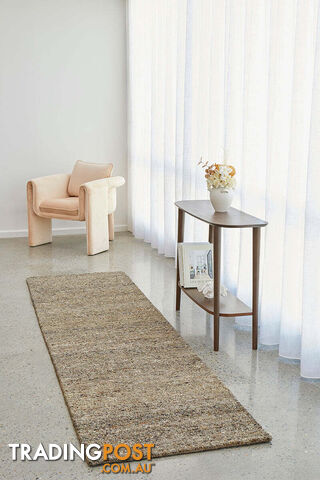 Diva Stone Runner Rug 400X80CM - CLO-EMB-SILVER-400X80