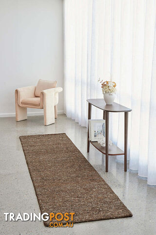 Diva Embrace Brown Runner Rug 400X80CM - CLO-EMB-BROWN-400X80