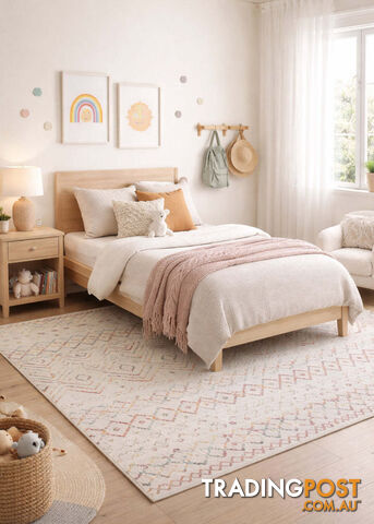 Oasis Nadia Multi Rustic Tribal Rug 290X200cm - OAS-453-MUL-290X200