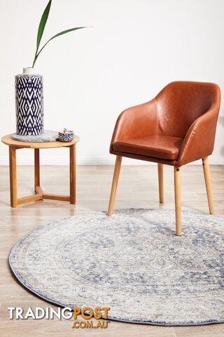 Mayfair Hugo Ocean Round Rug 200X200CM - MAY-HUG-OCE-200X200