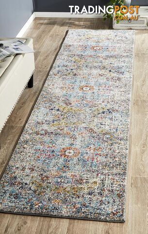 Museum Huxley Multi Coloured Runner 400X80CM - MUS-863-MULT-400X80