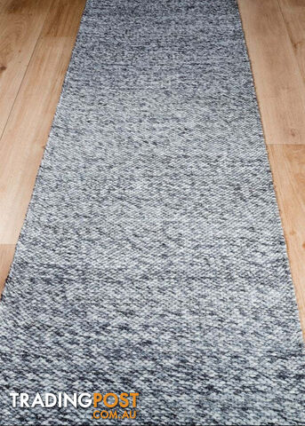 Lani Dark Grey Hallway Runner 80CM Wide 2M - Park Lane Dark Grey 80cm Runner
