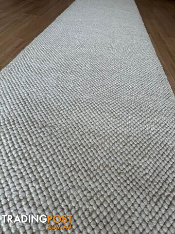 Rustica Light Beige Hallway Runner 80cm Wide 14M  - RUSTA LIGHT BEIGE 80CM