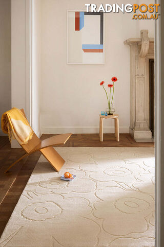 Marimekko Piirto Unikko Natural White 133701 Rug 200X140CM  - BC-MKO-133701-200X140 - photo 2 of 9