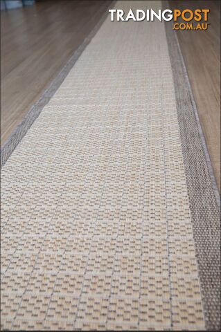 Suva Flat Woven Natural Cream 405 712 Hallway Runner Non Slip 14.5M 