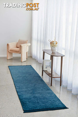 Diva Navy Runner Rug 300X80CM - CLO-KIN-NAVY-300X80