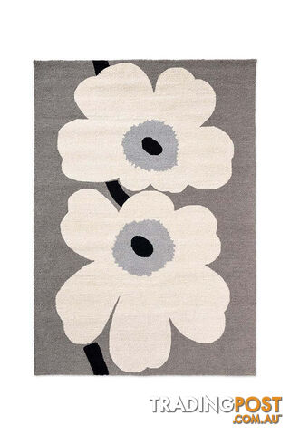 Marimekko Unikko Anniversary Grey Outdoor 433004 Rug 350X250CM -...