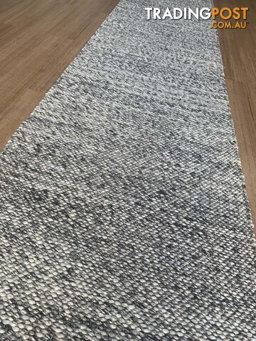 Lani Dark Grey Hallway Runner 80CM Wide 4.5M  - Park Lane Dark Grey 80cm Runner