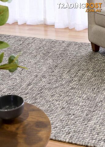 Sasha NZ Wool Blend Dark Grey 300 X 400cm - EDASHA-DKGREY