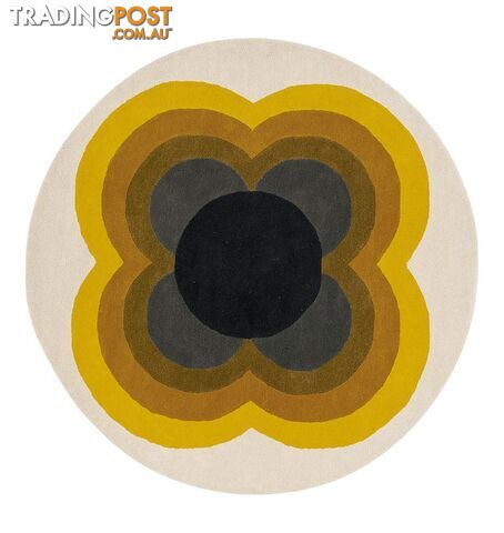 Orla Kiely Sunflower Yellow 060006 150X150CM - BC-OK-060006-150x150