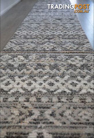 Boho Multi Hallway Runner 80CM Wide 1M  - Carvan Multi 8496B