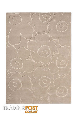 Marimekko Piirto Unikko Greige 133704 Rug 245X70CM - BC-MKO-133704-245X70