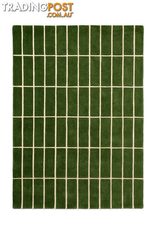 Marimekko Tiiliskivi Green 132907 Rug 350X250CM - BC-MKO-132907-350X250