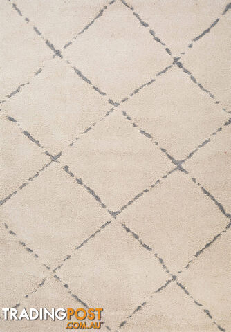 Luana 4 Ivory Grey Rug 160 x 230CM - BLUANA4155-IVORYGREY