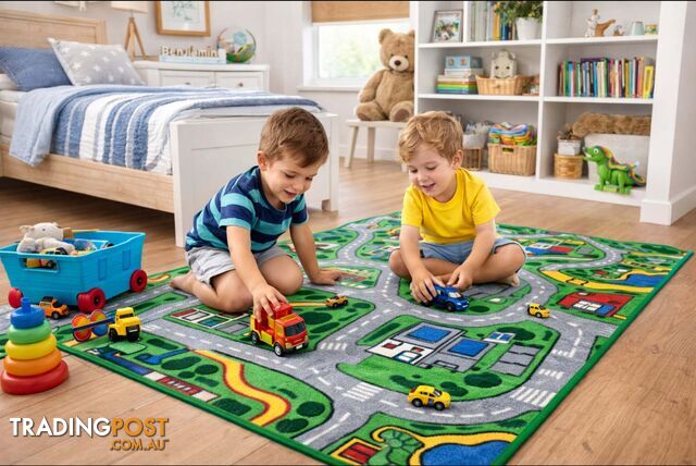 Suburb Kids Playmat 200x290cm - PLAYMAT-SUBURB-200