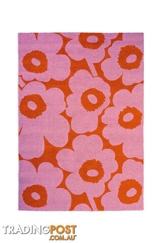 Marimekko Unikko Pink Orange Outdoor 434302 Rug 200X140CM -...