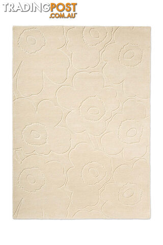 Marimekko Piirto Unikko Natural White 133701 Rug 245X70CM -...