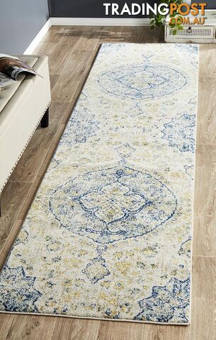 Museum Tyler Sky Blue Runner 400X80CM - MUS-867-SKY-400X80