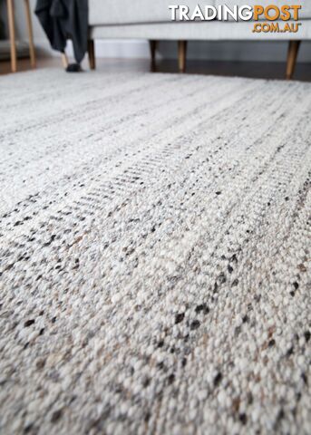 Bungalow Oyster Shell Wool Rug 160X230CM - Bugalow Oyster Shell 155x255