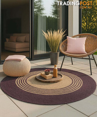 Juno Purple Border 200 Circle - CJUNO456-PURPLE