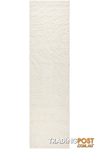 Haven Nyla White Runner Rug 500X80CM - HVN-NYLA-WHT-500X80