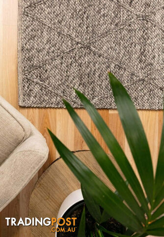 Diamond Dark Grey 200 x 290CM - CCOLOMBO-DKGREY