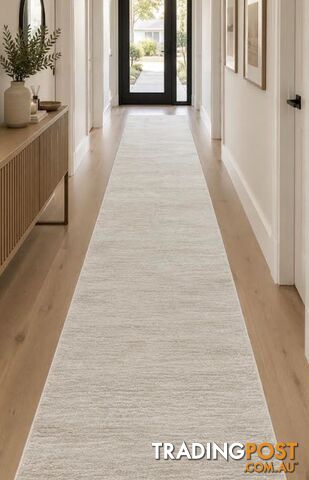 Nori Ivory Hallway Runner 80CM Wide 10.5M