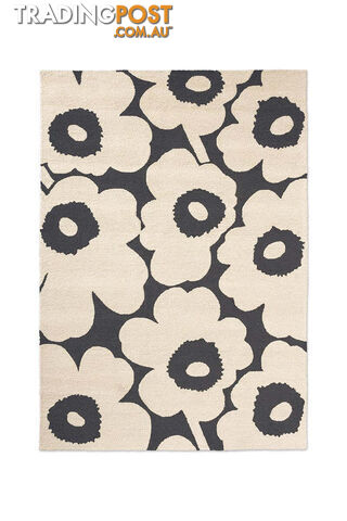 Marimekko Unikko Charcoal White Outdoor 434305 Rug 350X250CM -...