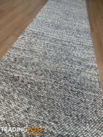 Lani Dark Grey Hallway Runner 80CM Wide 13.5M  - Park Lane Dark Grey 80cm Runner