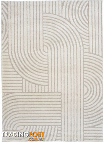 Marli Ivory Beige Retro Rug 160x230cm  - BMARLI12417-IVOBEIGE