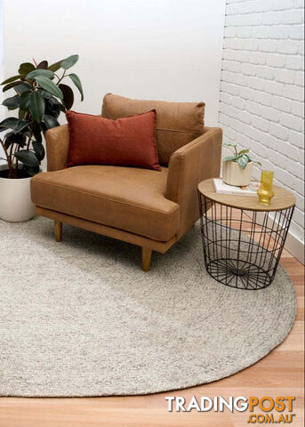 Cara Smoke Round Rug 200 x 290 Oval - CCORAOVAL-SMOKE
