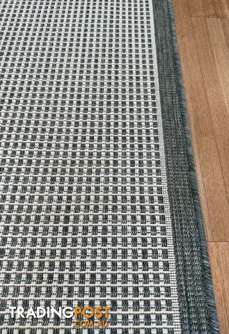 Chino 2822 Green Linen Hallway Runner Non-Slip 80CM 15M - photo 4 of 6