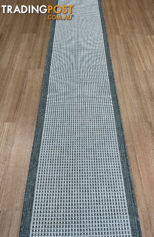 Chino 2822 Green Linen Hallway Runner Non-Slip 80CM 15M - photo 3 of 6