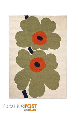 Marimekko Unikko Anniversary Dusty Green Outdoor 433017 Rug 350X250CM -...