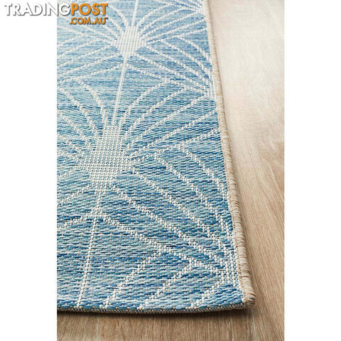 Terrace Fern Trellis Rug Blue 230X160CM - TER-5502-BLU-230X160 - photo 4 of 13